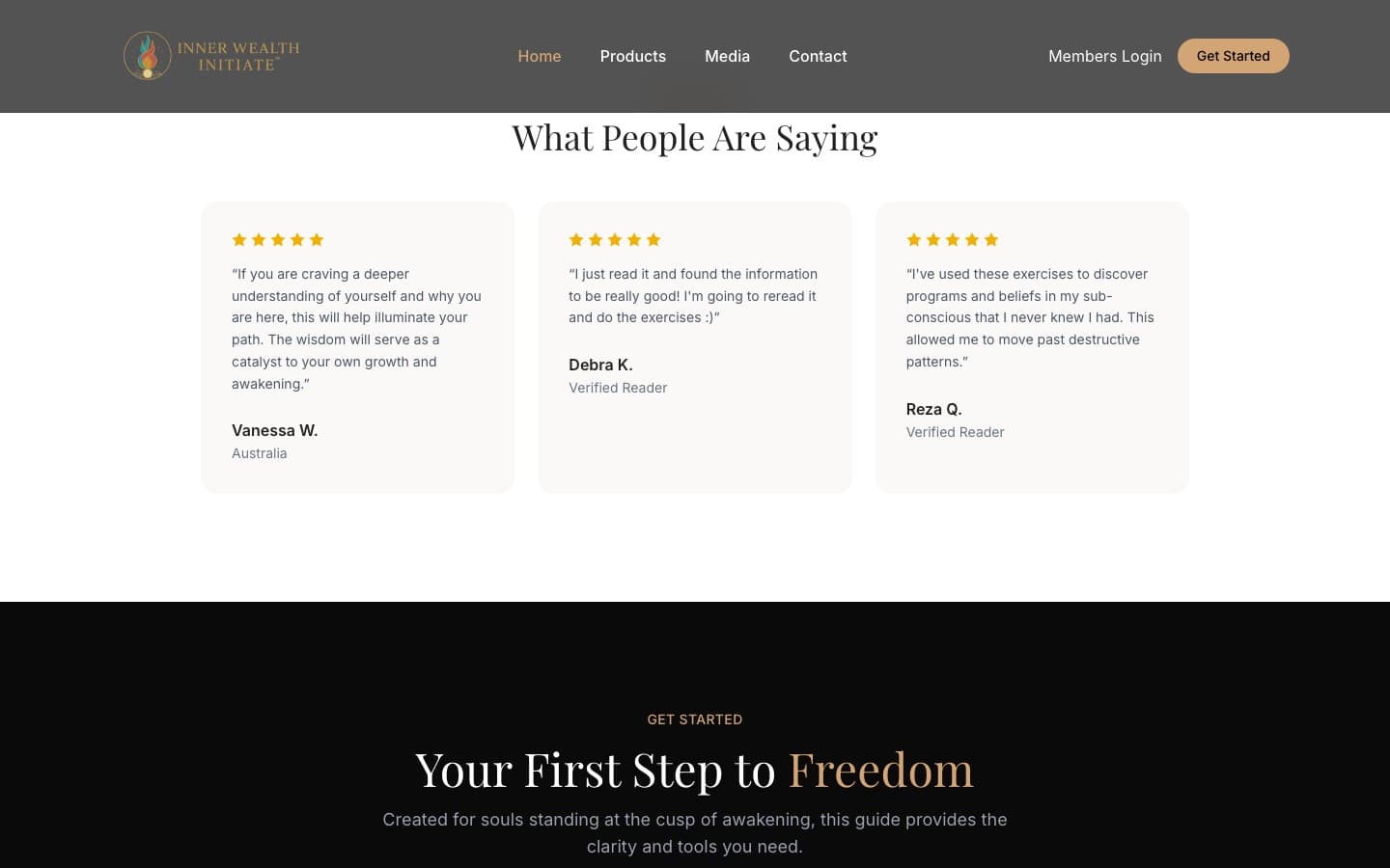 IWI value stacking and checkout section