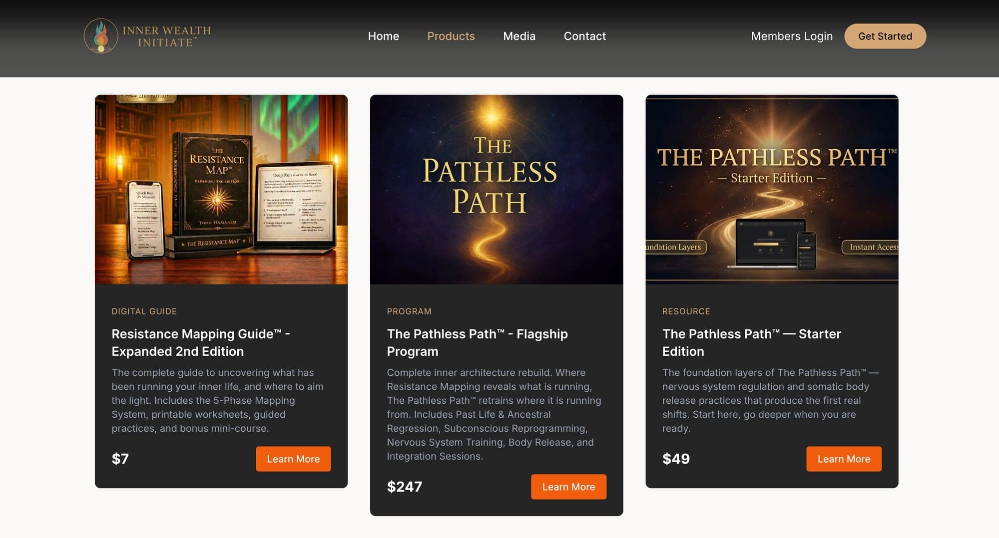 Branded product storefront with multiple offers